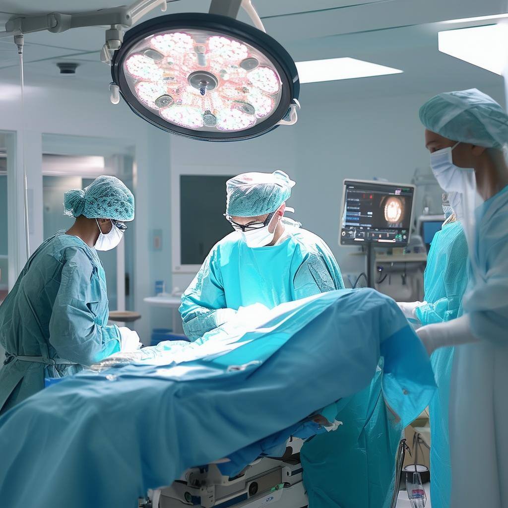 hospital surgery ongoing