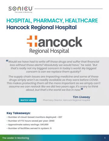 Hancock Regional Hospital Case Study-1