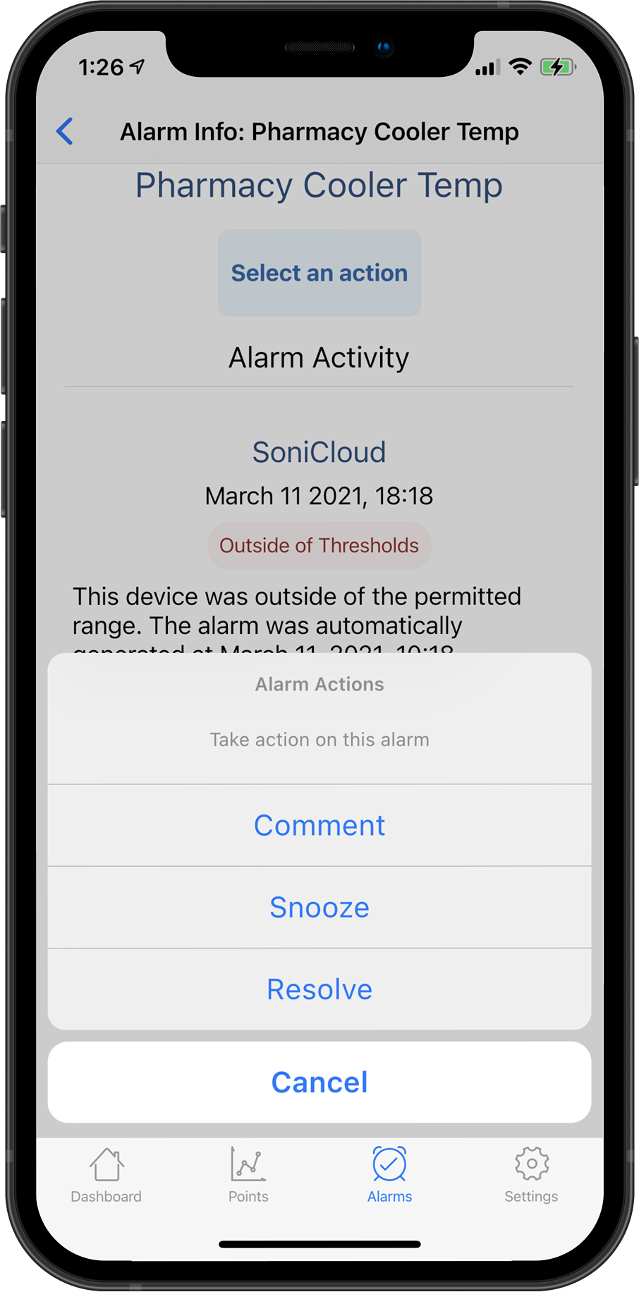 Iphone Mockup Alarm