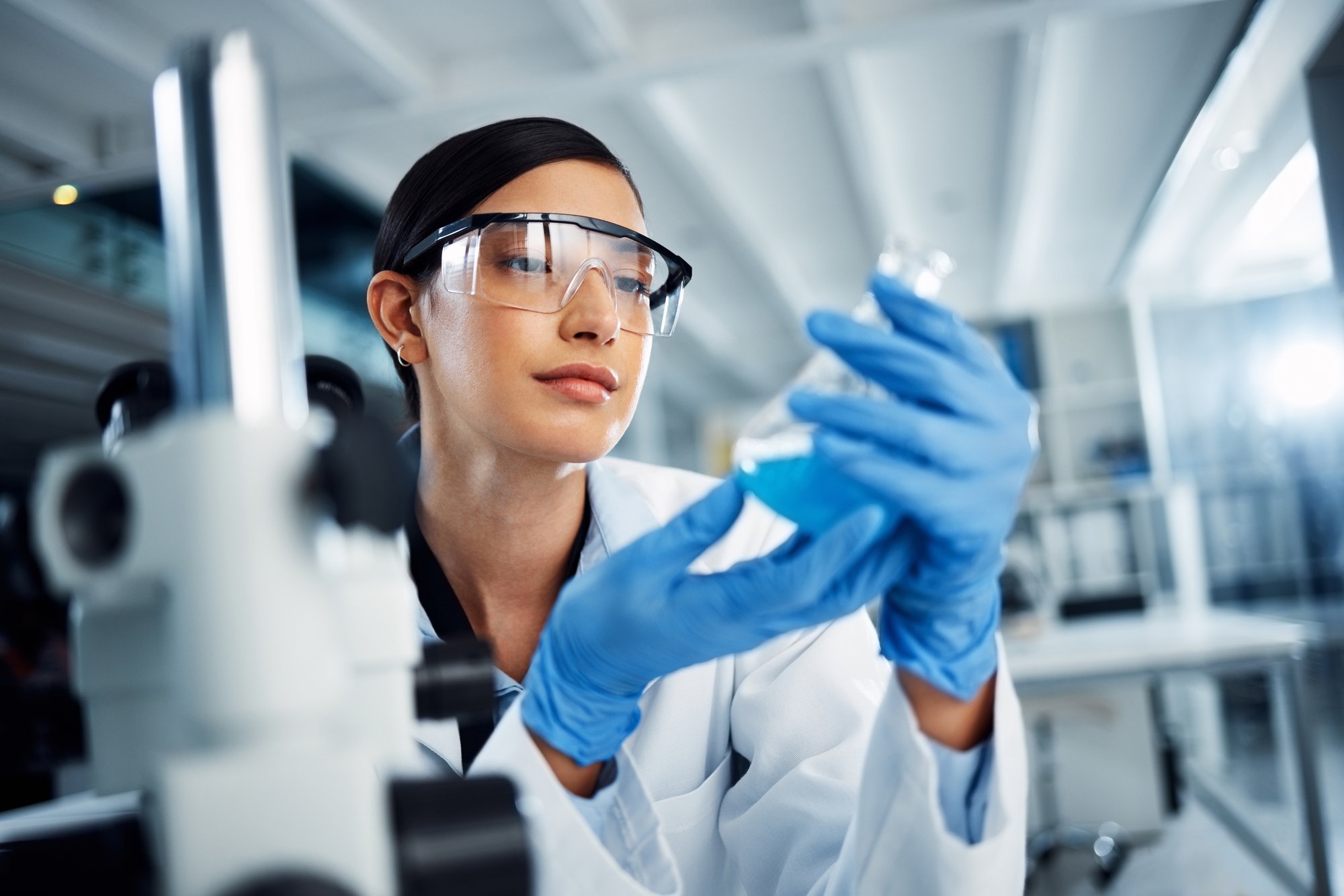 Lab Scientist at Work
