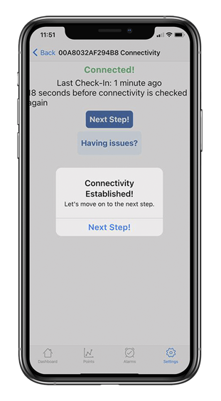Mockup Connectivity Established